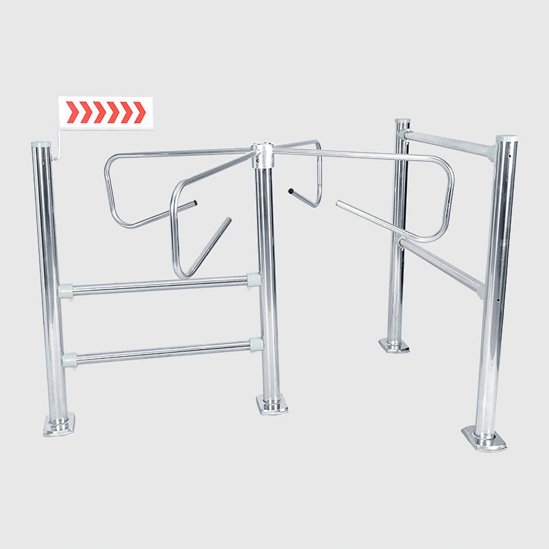 Distribution Price Supermarket Gate 304 Stainless Steel Manual Turnstile applied in Supermarket Entrance