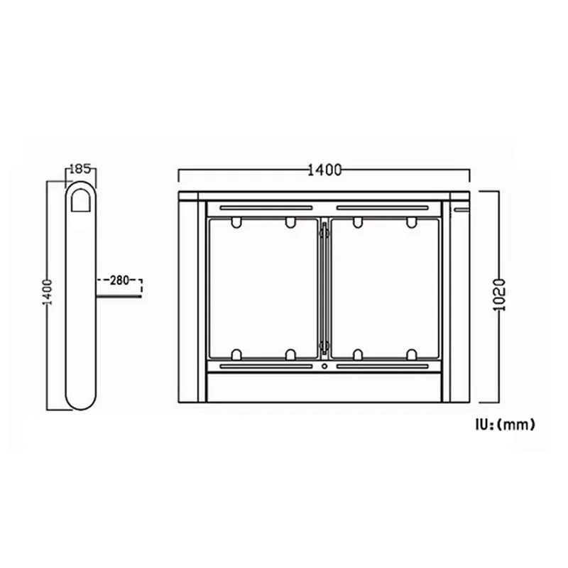 Automatic Aluminum Double Flap Turnstile Swing Barrier Gate