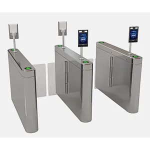 Facial Recognition Scanner Terminal with Fast Speed Security Barrier Gate Turnstile