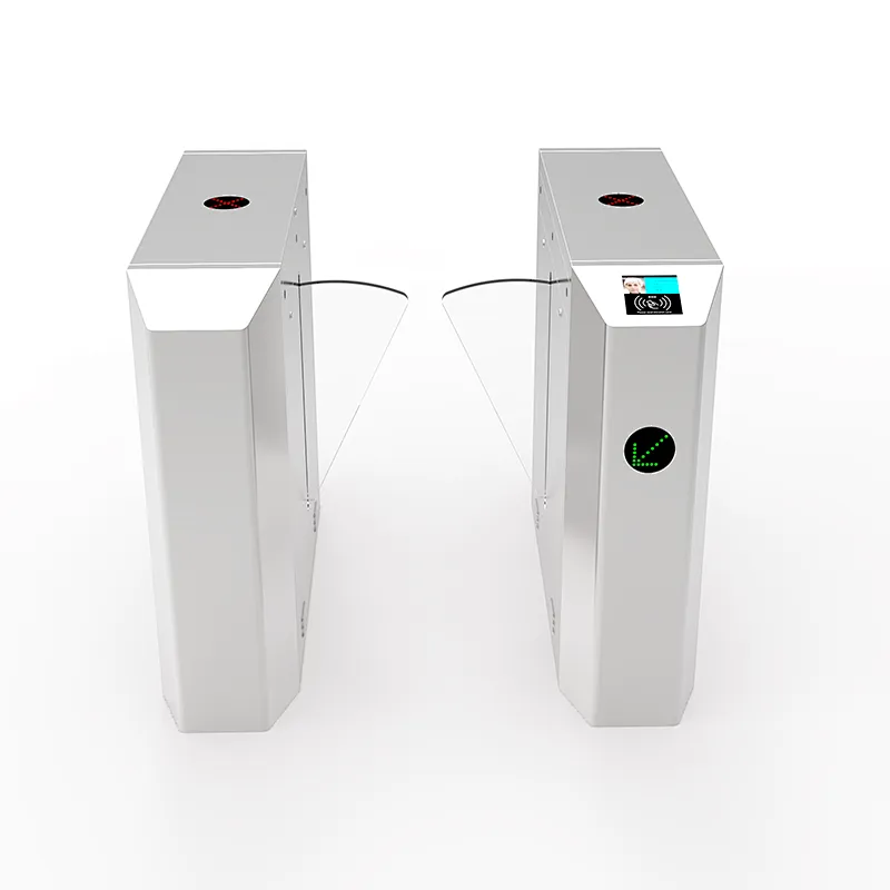 Flap Type Automatic Turnstile Control Board Access Control Barcode Wing Turnstile for gym