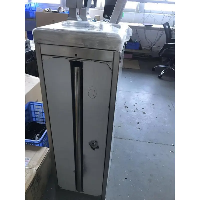 Vertical Intelligent Security Protection Single Arm Swing Barrier Gate Turnstile for Supermarket Entrance