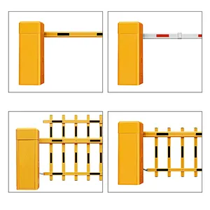 LED traffic green red Indicator Light Fence Crank Straight Arm Gate Boom Barrier Parking Traffic Barrier