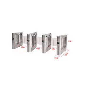 High Speed Turnstile Barrier Gate For Pedestrian Crossing