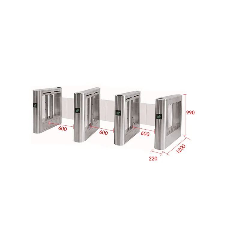 High Speed Turnstile Barrier Gate For Pedestrian Crossing