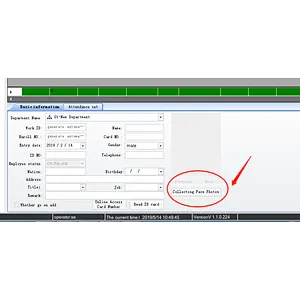 Biometr 3D Face ID Recognit Reader Machine Time Recorder for Access Control and Employee Management