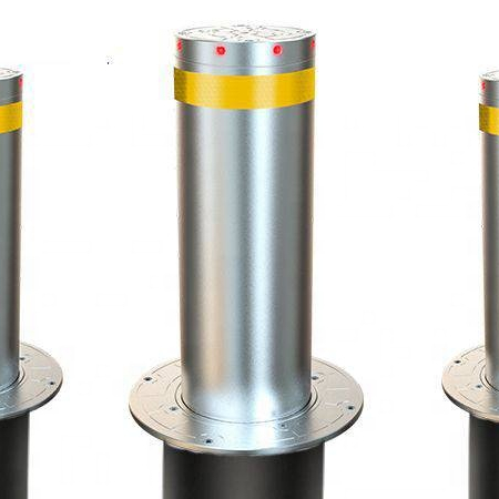 Good quality and economic 304 stainless steel semi automatic hydraulic rising bollard