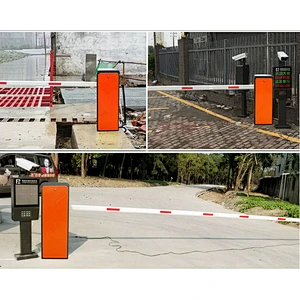 Barrier Gate Parking High Speed Straight Fold Arm Fence Barrier Gate For Car Parking Management