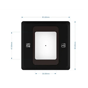 Wiegand Access Control System Qr Code Reader 2D Barcode Scanner