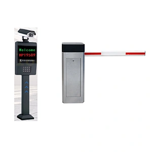 White And Grey Boom Barrier/ Stainless Steel Crash Rated Boom Barrier/ Parking Barrier Gate
