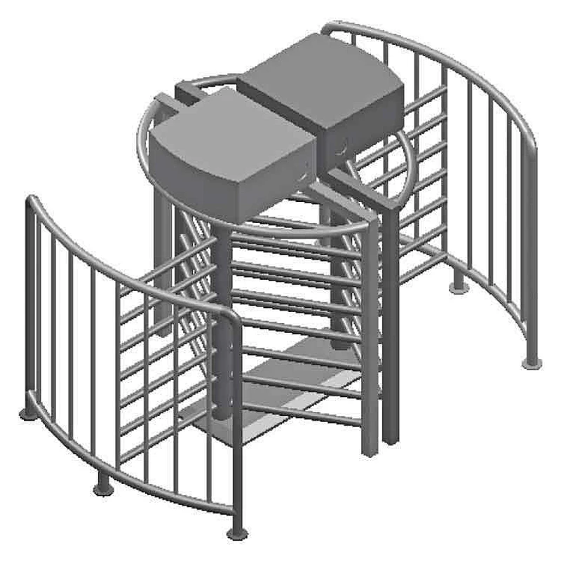 Hot Selling Security Stainless Steel Half Height Turnstile