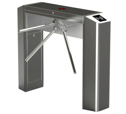 RFID Card and Fingerprint Reader Tripod Turnstile 304 Stainless Steel