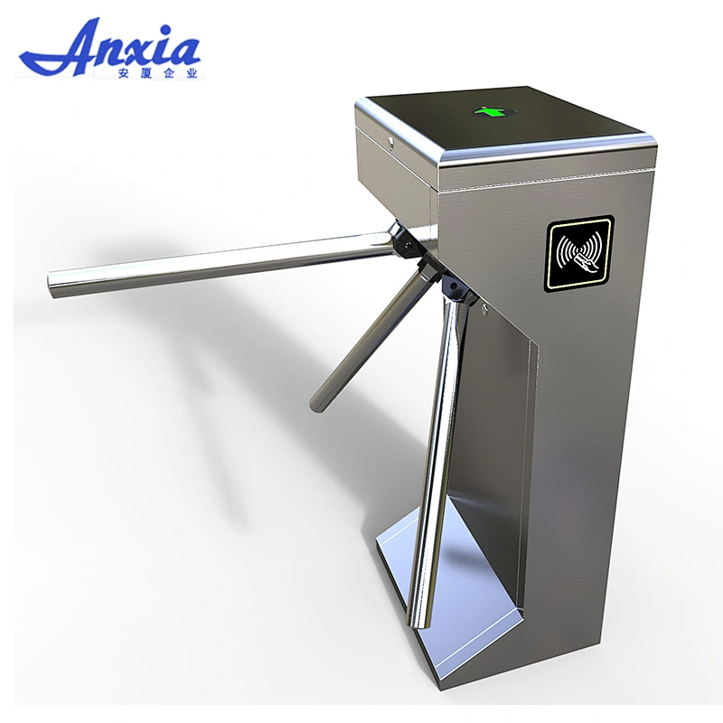 Tripod Turnstile 304 Stainless Steel Vertical Security Access Control System