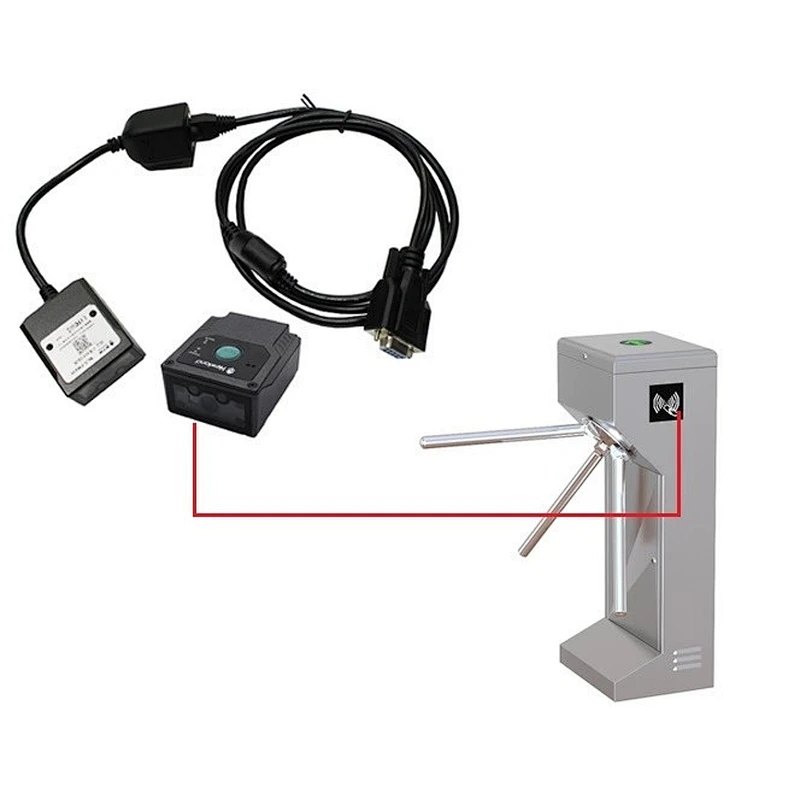 USB RS232 Turnstile QR Code Reader Door Access Control QR Reader Wiegand