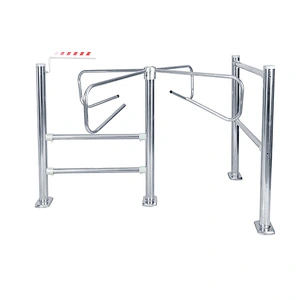 Distribution Price Supermarket Gate 304 Stainless Steel Manual Turnstile applied in Supermarket Entrance