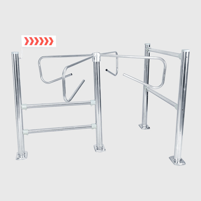 Cheap and Stable Manual Supermarket 304 Stainless Steel Barrier Turnstile Main Gate