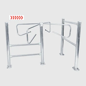Cheap and Stable Manual Supermarket 304 Stainless Steel Barrier Turnstile Main Gate