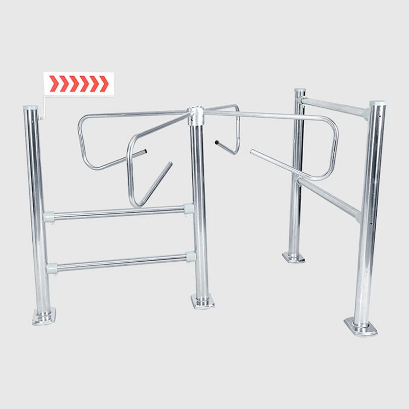 Cheap and Stable Manual Supermarket 304 Stainless Steel Barrier Turnstile Main Gate