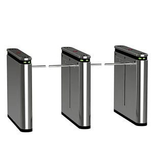 Entrance Access Control System SS304 Stainless Steel Drop Arm Barrier/Optical One Arm Turnstile