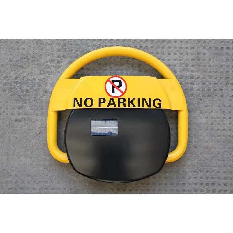 Portable solar remote control parking space protector car parking lock