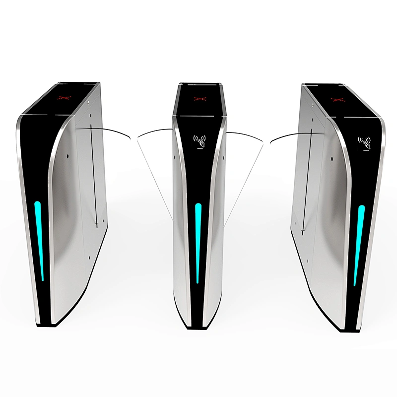 Flap Type Automatic Turnstile Control Board Access Control Barcode Wing Turnstile for gym