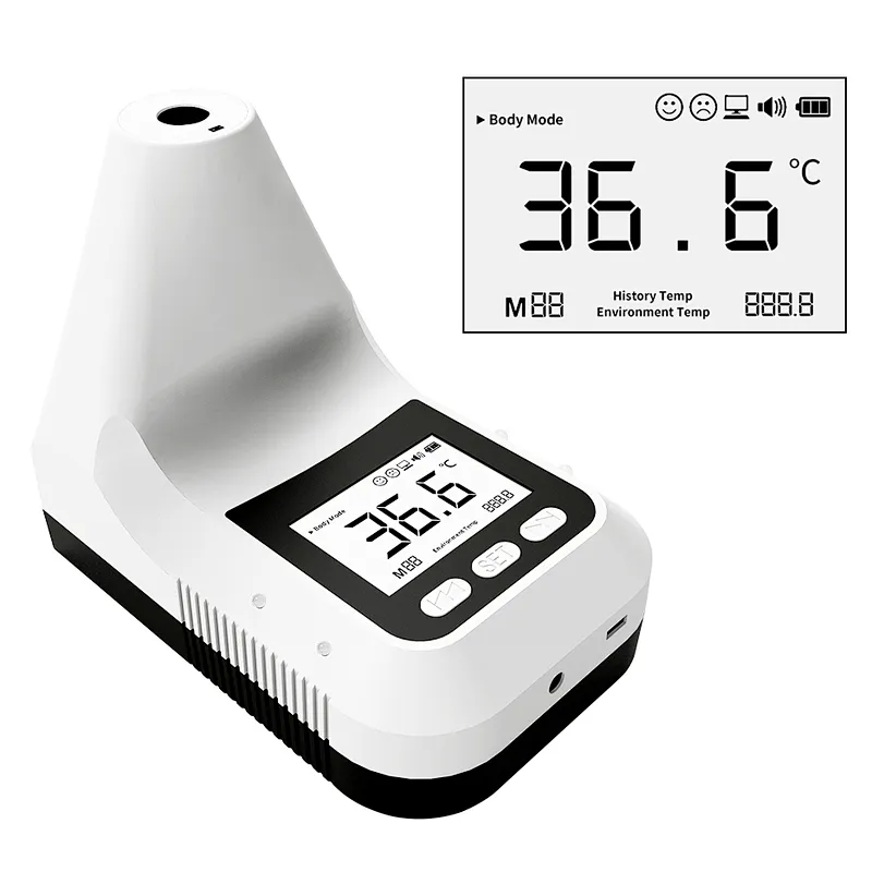 Wall Mounted Fever Alarm Non Contact Forehead Thermometer