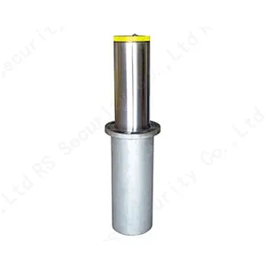 Stainless steel access control automatic rising hydraulic retractable electric bollard