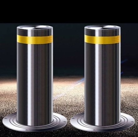 Automatic Stainless Steel Retractable Traffic Road Safety Hydraulic Rising Bollard