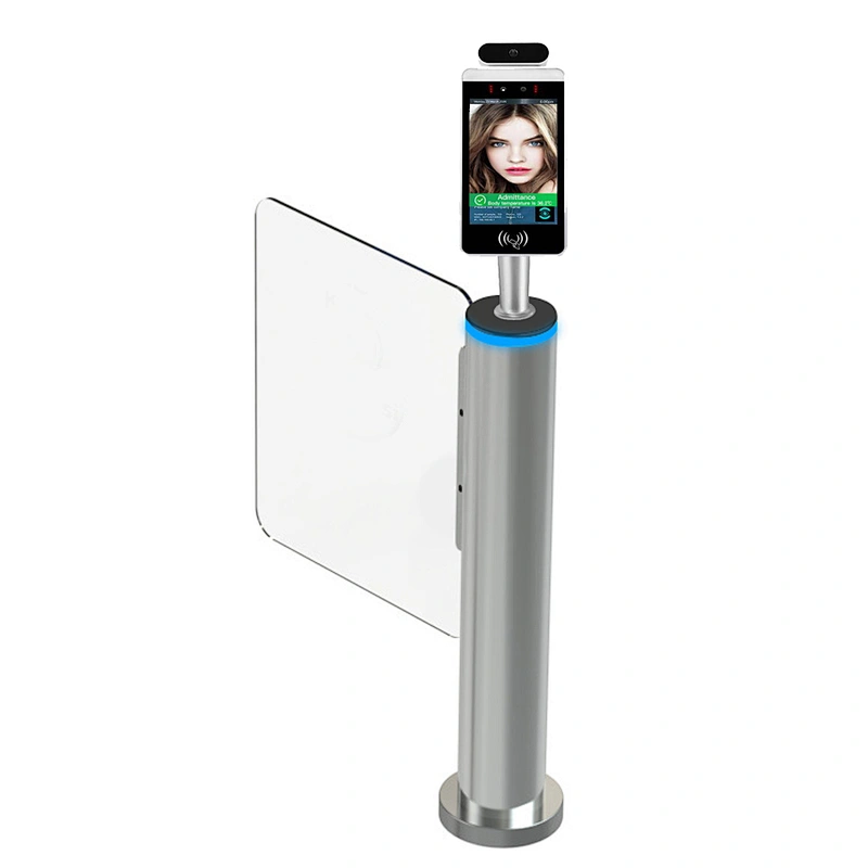 Brushless Full Automatic Security Control Glass Swing Barrier Gate