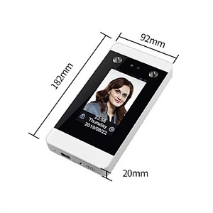 Tem. detection hotel card door lock access control biometric fingerprint time attendance with sdk camera face recognition