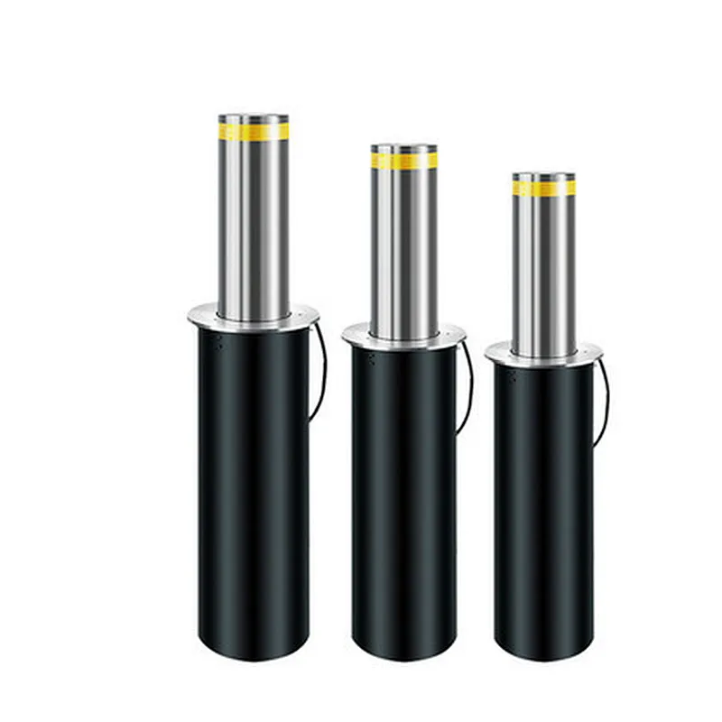 Automatic Retractable Parking Hydraulic Rising Bollard for Hotel/Hydraulic Bollards With Controller Box