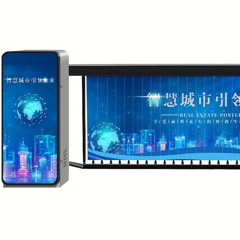 Automatic Safety Outdoor LED Advertising Screen Display Boom Barrier Gate