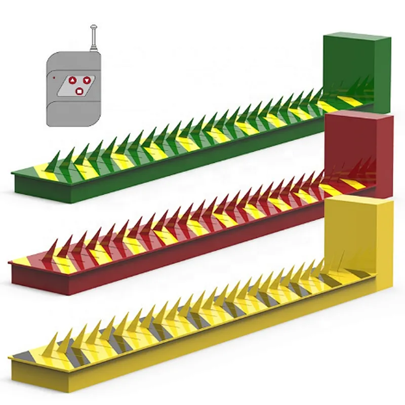 Remote-controlled hydraulic troops road blocker