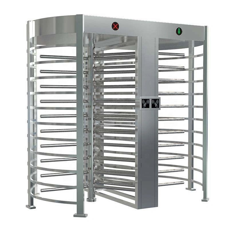 Fully safety automatic full height turnstile access control gate