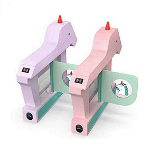 New Child Snail Wing Brake Retractable Flap Barrier Automatic Turnstile Security Gate for Kids
