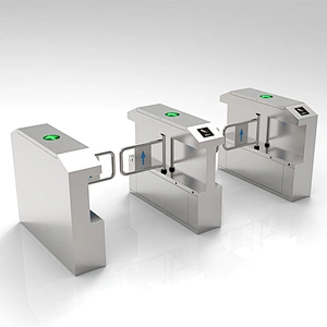 Access Control Bi-Directional Coin Operated Swing Gate Turnstile For Gym
