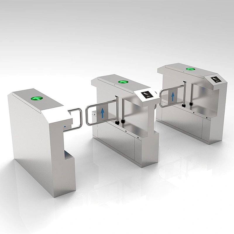 Access Control Bi-Directional Coin Operated Swing Gate Turnstile For Gym
