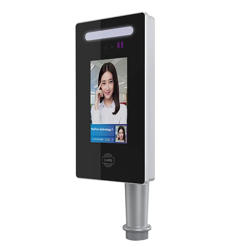 Intelligent Attendance Machine Face Recognition Mix Biometric Time Clock for Employees Door Check on Work Attendance System