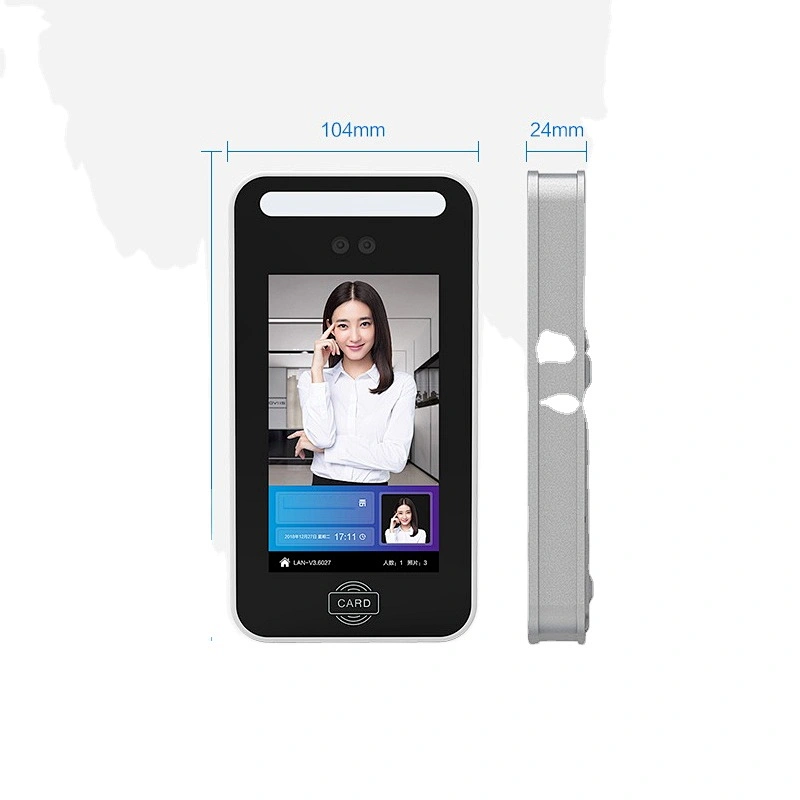Intelligent Security 8 Inch 5 inch Face Recognition Scanner Camera Access Control With Time Attendance  Devices
