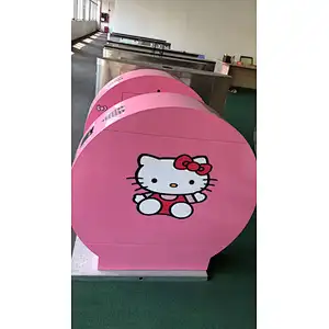 OEM/ODM Stainless Steel Colorful Access Control Bi-directional  kindergarten Flap Barrier Turnstile for school