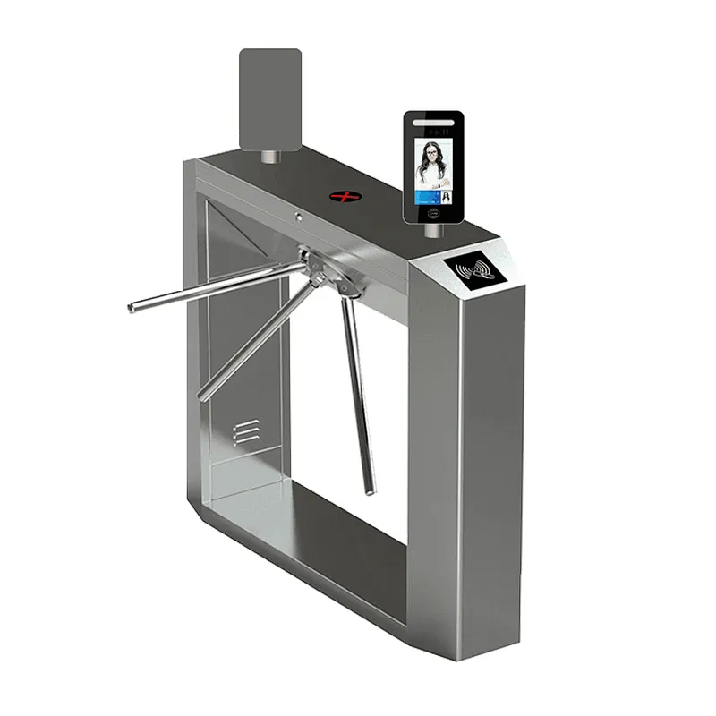 Automatic Entrance Security Counter Face Recognition Tripod Turnstile