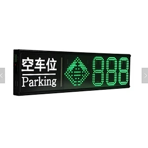 Car Parking Lots Guidance System With LED Sisplay Available Lots Signboard