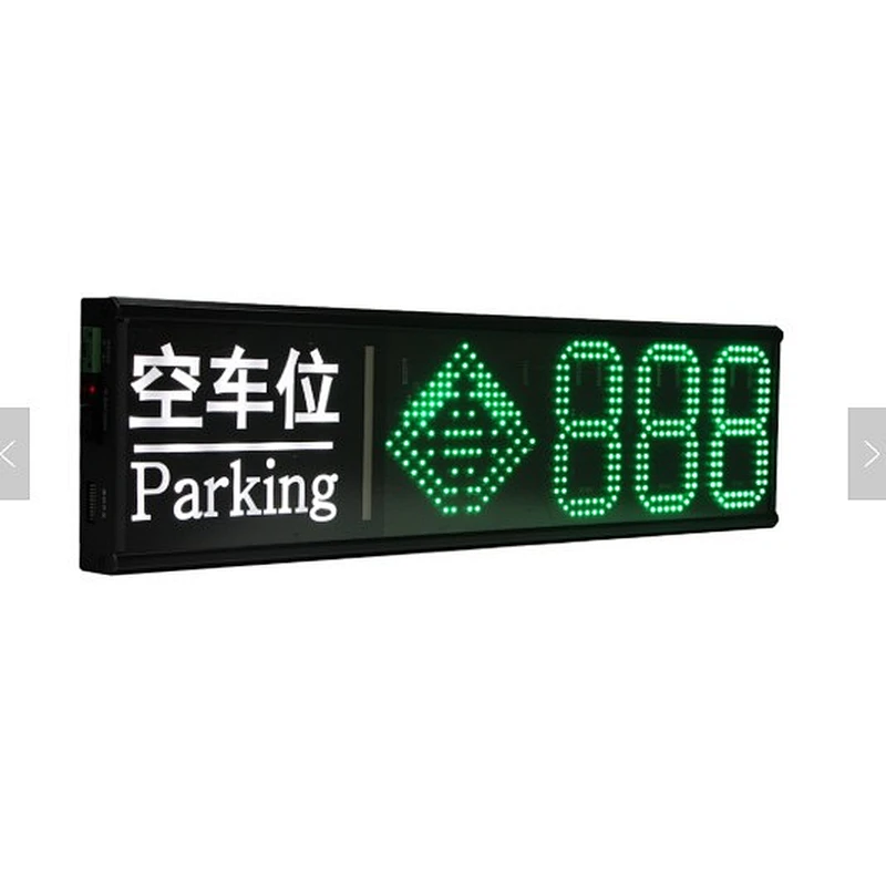 Car Parking Lots Guidance System With LED Sisplay Available Lots Signboard
