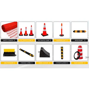 Wheel stoppers Whole Sale Rubber Durable Rubber BLACK YELLOW Bag Channel Anti Packing Type