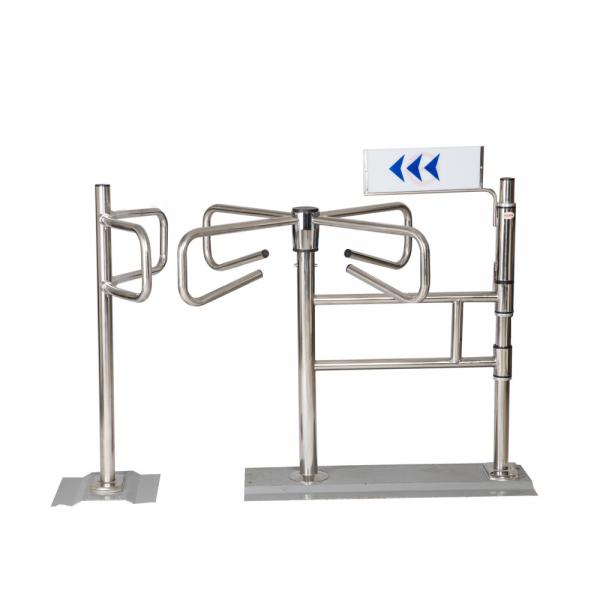 Pedestrian Access Control Supermarket Access Control Mechanical Manual Turnstile Barrier Gate