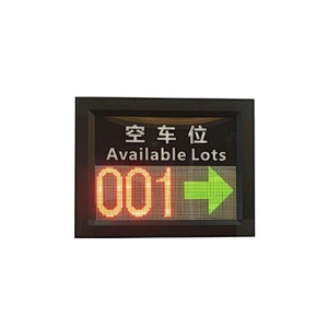 Car Parking Lots Guidance System With LED Sisplay Available Lots Signboard