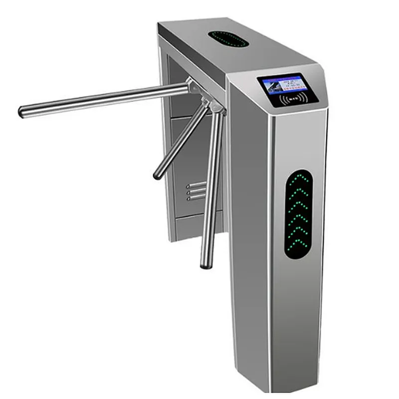 Fingerprint and RFID reader tripod turnstile toll gate,rfid card reader security turnstile gate,time attendance turnstile