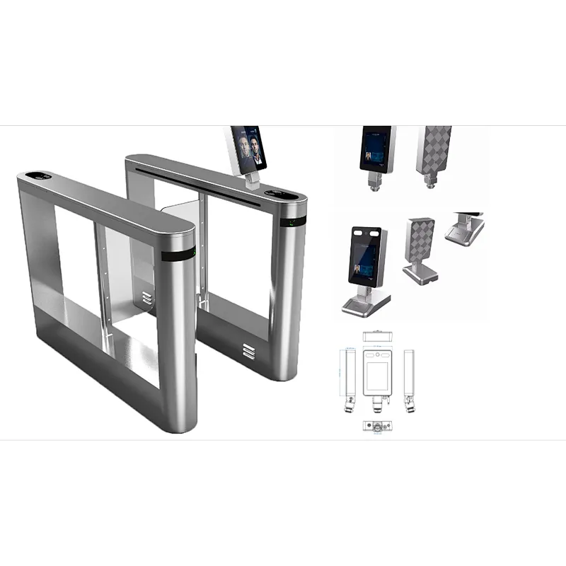 High Speed Turnstile Barrier Gate For Pedestrian Crossing