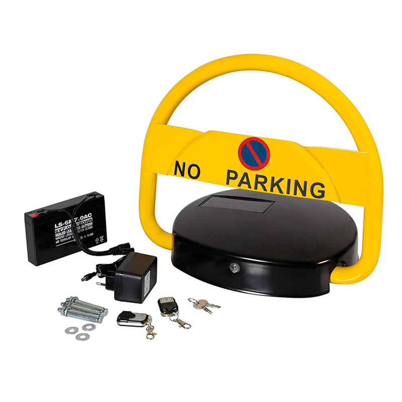 Intelligent Automatic Solar and Battery Operated Guardrail Parking Lock Solar
