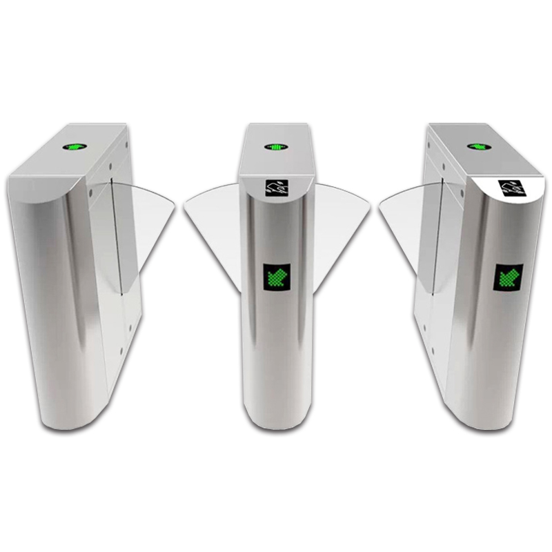 Automatic High Speed Gate Flap Turnstile Access Control System