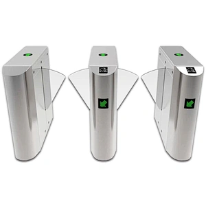 Automatic High Speed Gate Flap Turnstile Access Control System